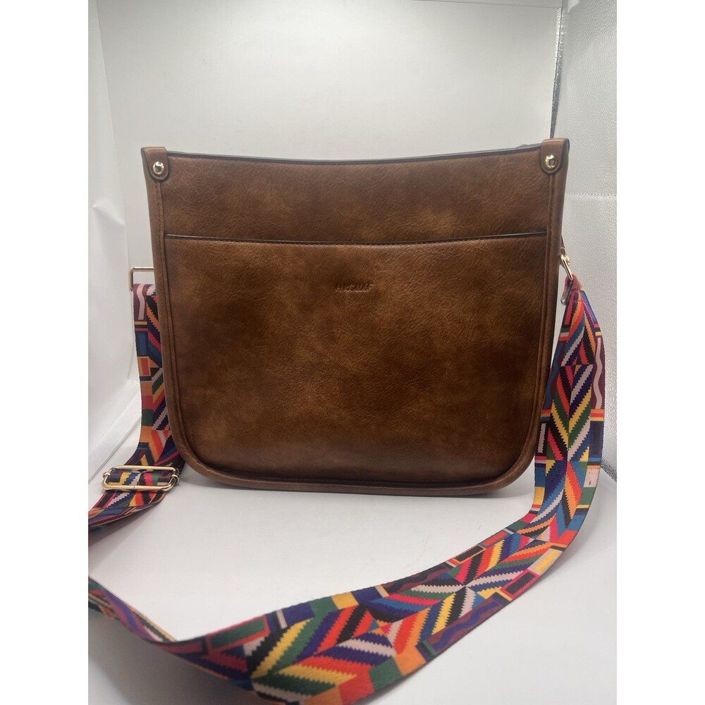 HKCLUF Crossbody Bags for Women Trendy Vegan Leather Hobo Handbags